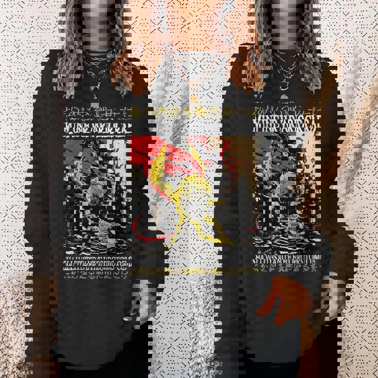 僕の内なる戦士 蟹 日本語 スウェットシャツ 彼女への贈り物