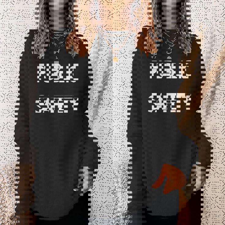 公安警備員 イベントスタッフオフィサー ジョブユニフォーム スウェットシャツ 彼女への贈り物