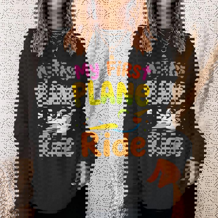 初めてのフライトmy First Plane Ride スウェットシャツ 彼女への贈り物