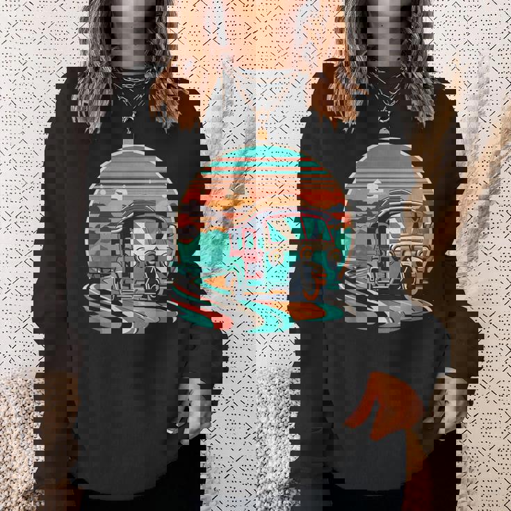 前景にアジアのトゥクトゥク スウェットシャツ 彼女への贈り物