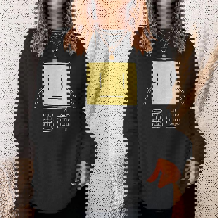 前背両面おもしろプリント「田中」 スウェットシャツ 彼女への贈り物