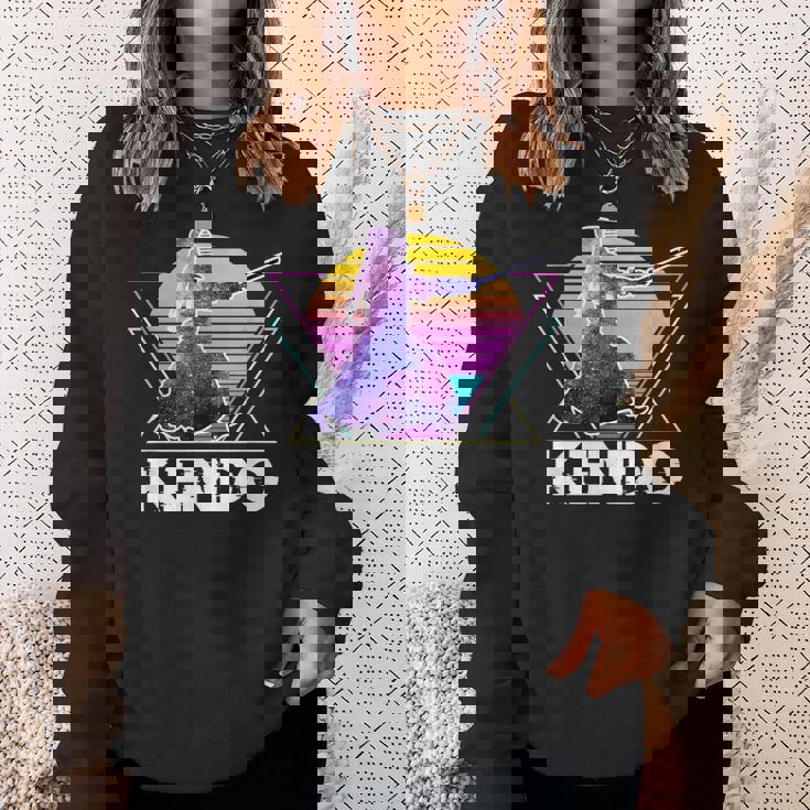 剣道 日本武道 レトロ ヴィンテージ ヴェイパーウェーブ 90年代 スウェットシャツ 彼女への贈り物