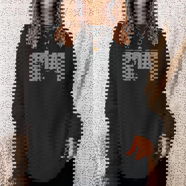 動物ヤギ愛好家服 ヤギのささやき スウェットシャツ 彼女への贈り物