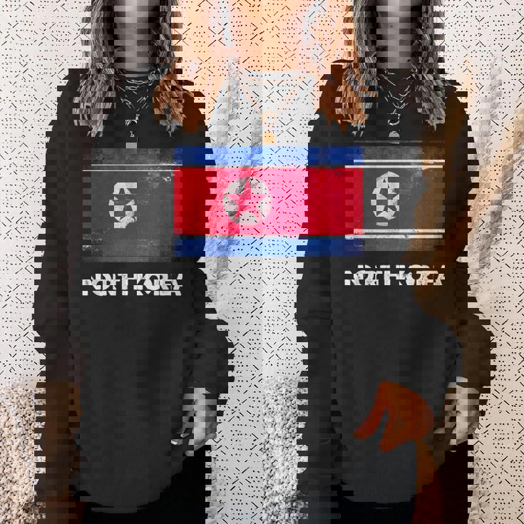 北朝鮮国旗tシャツ スウェットシャツ 彼女への贈り物