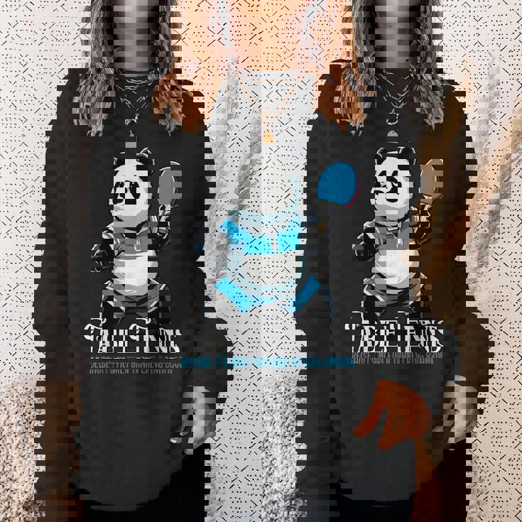 卓球 パンダ 卓球 スウェットシャツ 彼女への贈り物