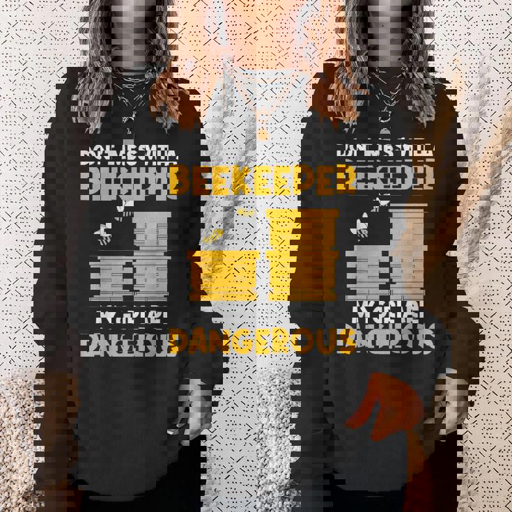 収穫養蜂家 これらを植えてミツバチを救いましょう スウェットシャツ 彼女への贈り物