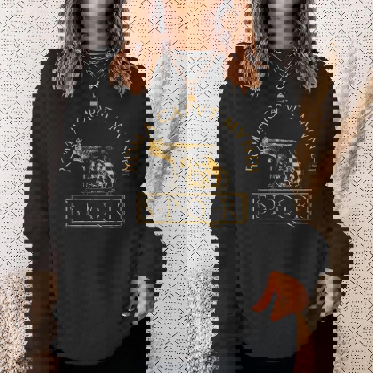 古代ローマ共和政ローマspqr スウェットシャツ 彼女への贈り物