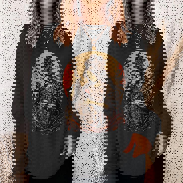 古代日本 神 弁財天 仏事 神 スウェットシャツ 彼女への贈り物