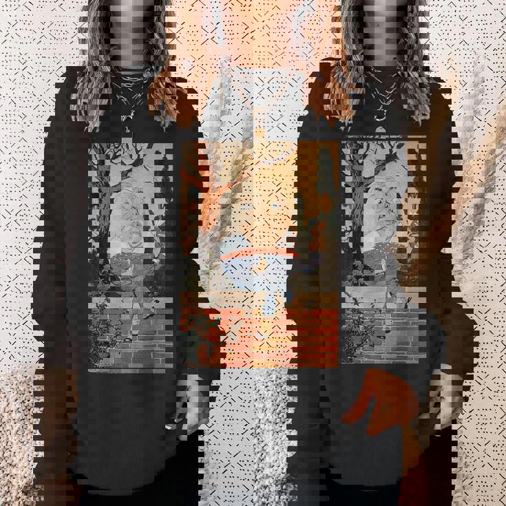 古典的なおとぎ話の保育園は壁にハンプティダンプティ土をライムズ スウェットシャツ 彼女への贈り物