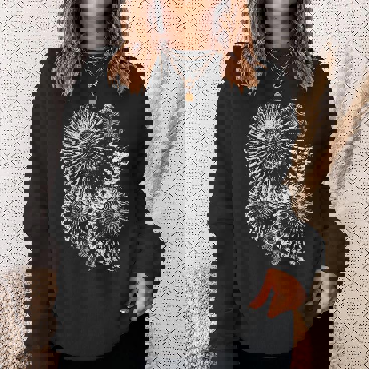 古生物学者化石アンモナイト スウェットシャツ 彼女への贈り物