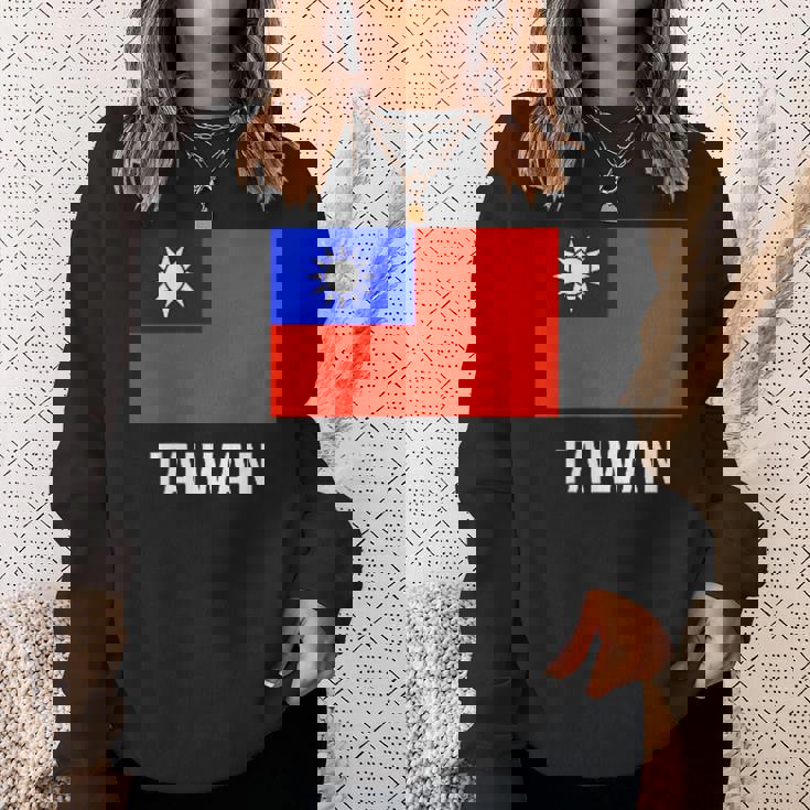 台湾 台湾の国旗 スウェットシャツ 彼女への贈り物