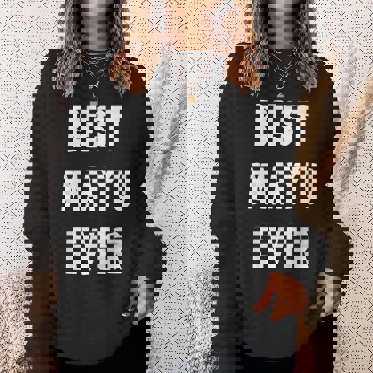 史上最高の Mayu スウェットシャツ 彼女への贈り物