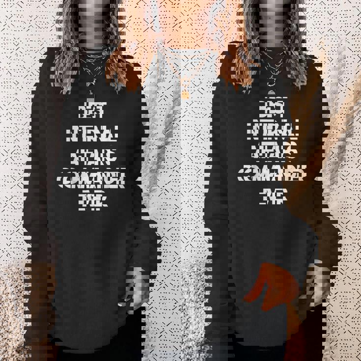 史上最高の総務司令官 スウェットシャツ 彼女への贈り物