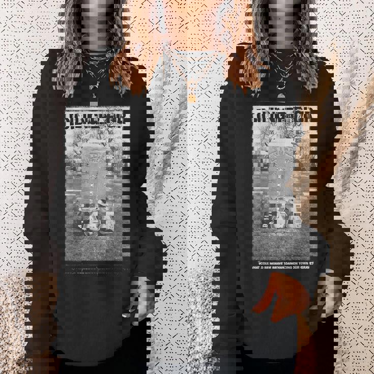 墓石のデザイン。 スウェットシャツ 彼女への贈り物