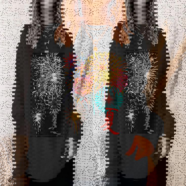 夏だね！花火だ！ スウェットシャツ 彼女への贈り物