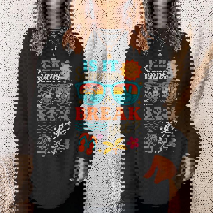 夏休みなのに、学校教師休暇の最終日 スウェットシャツ 彼女への贈り物