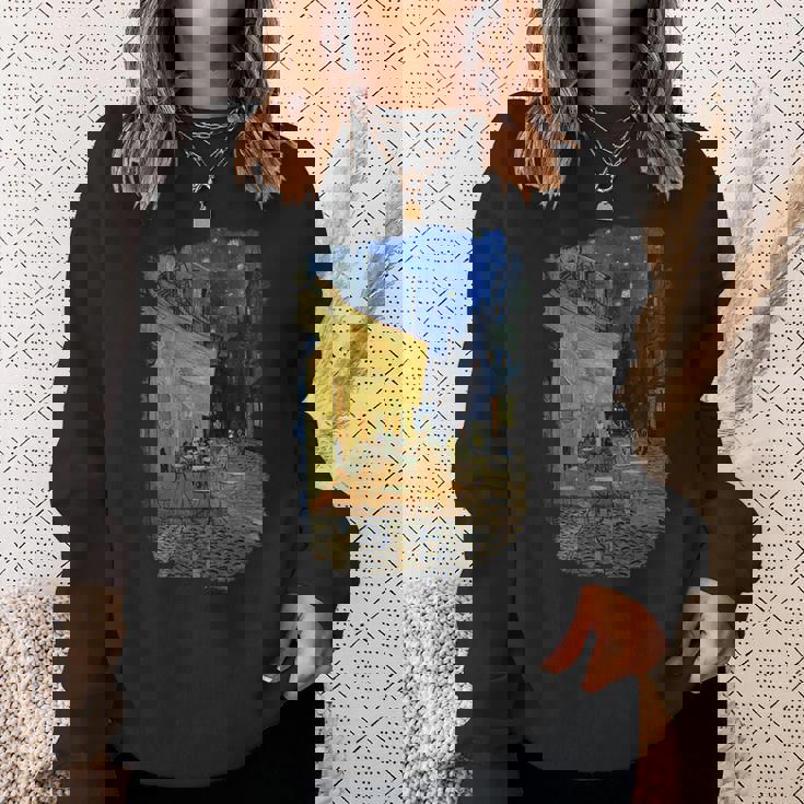 夜のカフェテラス ゴッホ スウェットシャツ 彼女への贈り物