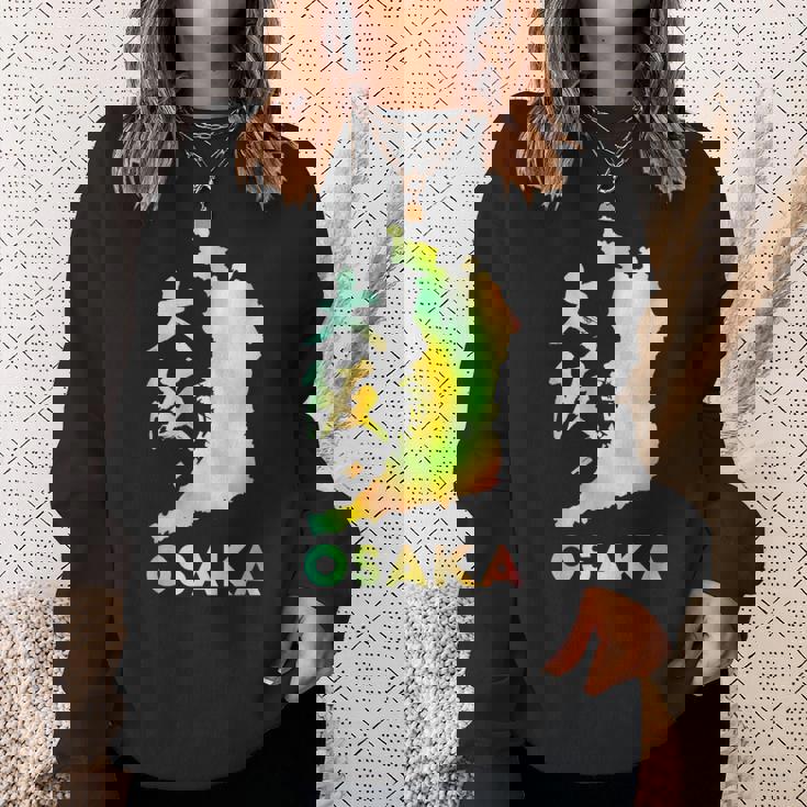 大阪 面白tシャツ 大阪府 面白いtシャツ 文字入り メンズ おもしろ 面白い 服 オリジナル おもしろグッズ ネタ スウェットシャツ 彼女への贈り物