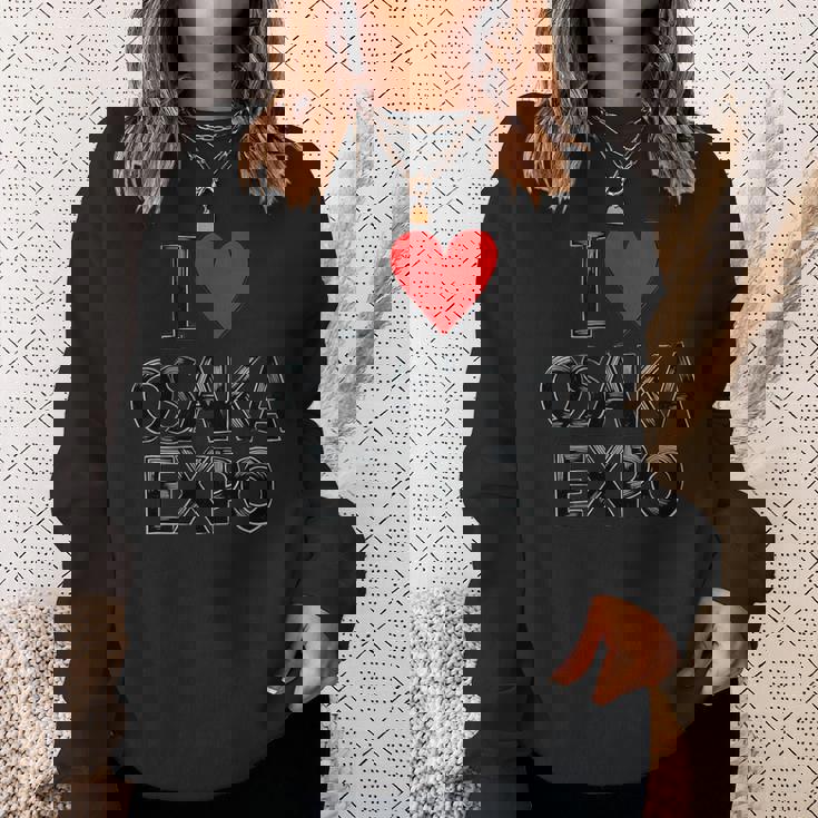 大阪万博 関西万博 記念 I Love Osaka Expo グッズ お土産 本 メンズ レディース スウェットシャツ 彼女への贈り物