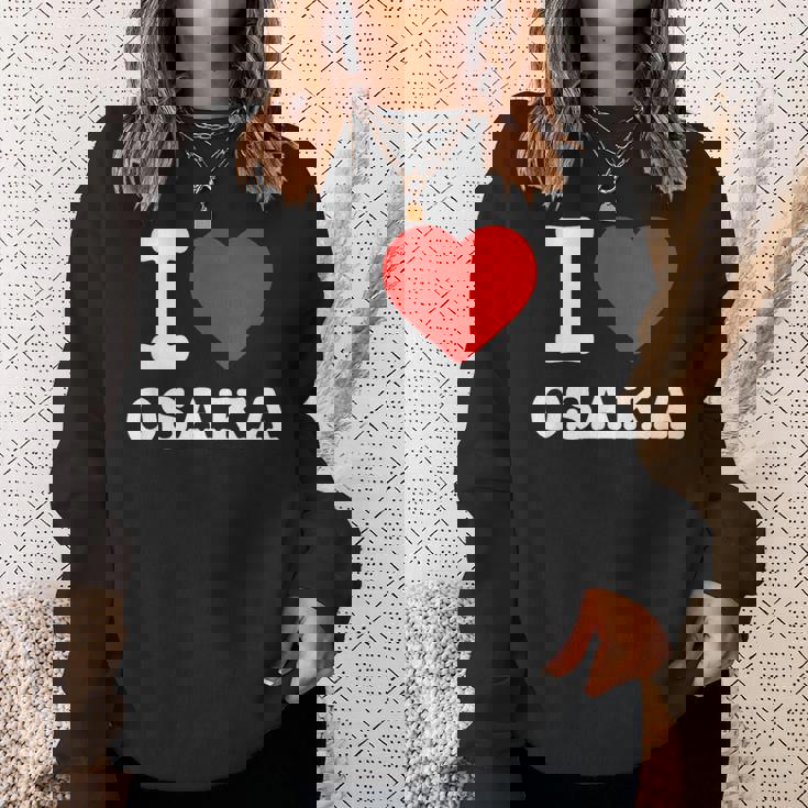 大阪大好き I Love Osaka スウェットシャツ 彼女への贈り物