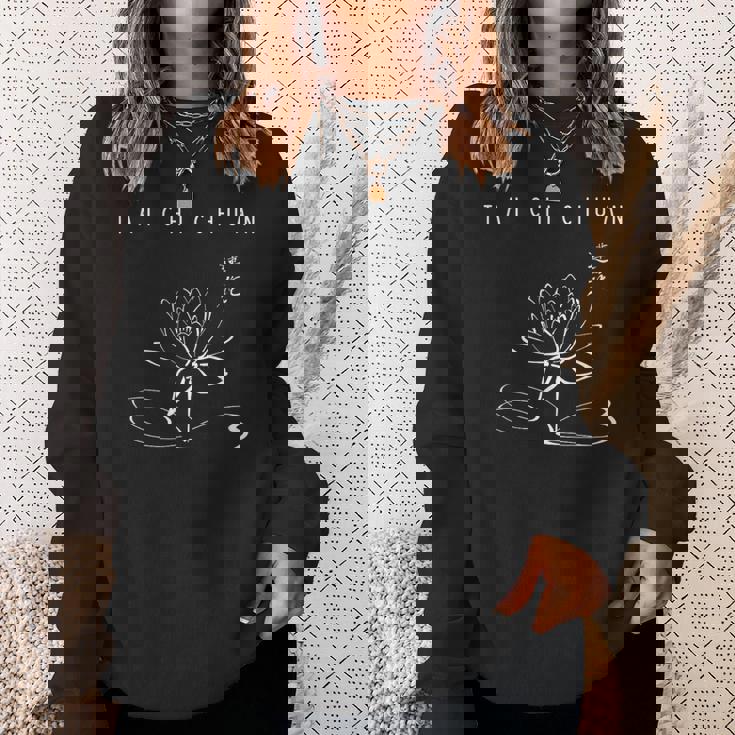 太極拳の初心者や教師のための太極拳のデザイン スウェットシャツ 彼女への贈り物