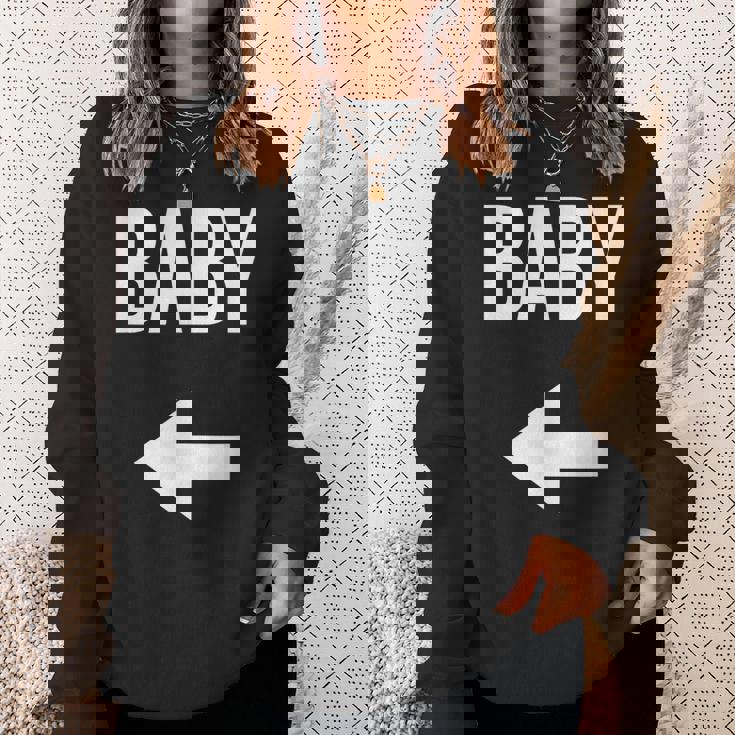 妊娠発表 サプライズ ママとパパ シャツ お父さん用 スウェットシャツ 彼女への贈り物