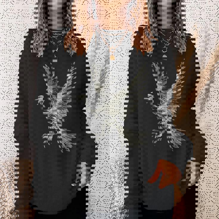 始祖鳥 恐竜 グラフィックアートワーク 始祖鳥 スウェットシャツ 彼女への贈り物