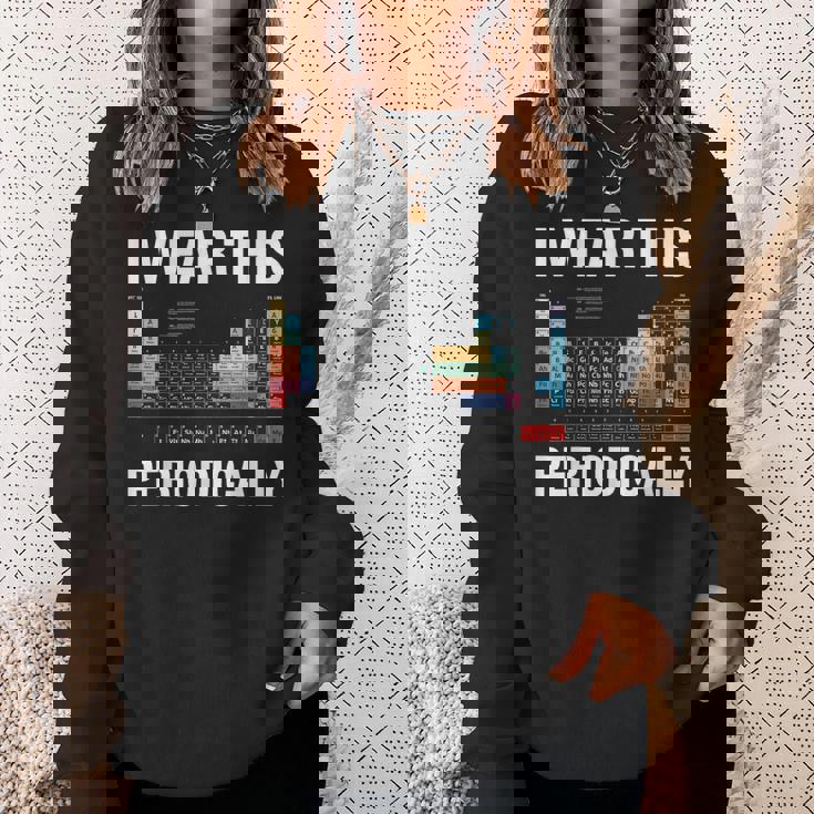 定期的におもしろい 化学 理科 先生 ギフト スウェットシャツ 彼女への贈り物