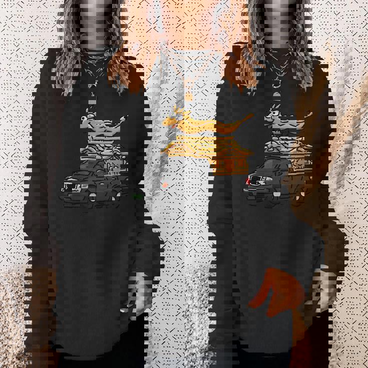 宮型霊柩車 スウェットシャツ 彼女への贈り物