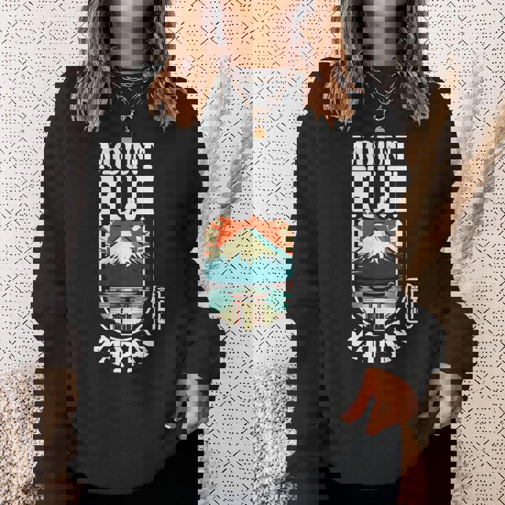 富士山 日本 富士山 富士山 日本の漢字 お土産 スウェットシャツ 彼女への贈り物