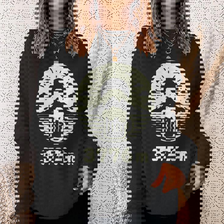 富士山3776ｍ スウェットシャツ 彼女への贈り物