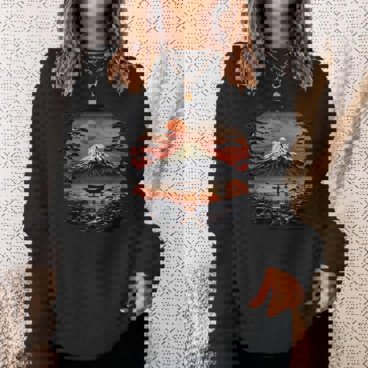 富士山アート スウェットシャツ 彼女への贈り物