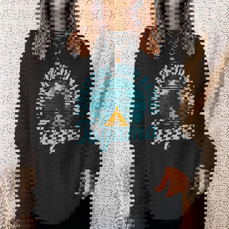 富山市日本自然とつながる 富山 お土産 扇子 スウェットシャツ 彼女への贈り物