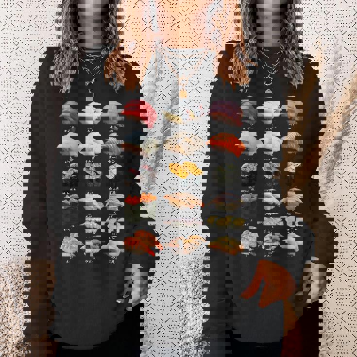 寿司 ネタ 面白いtシャツ おもしろ 食べ物 文字入り メンズ 面白い 服 オリジナル グッズ 文字tシャツ プレゼント スウェットシャツ 彼女への贈り物