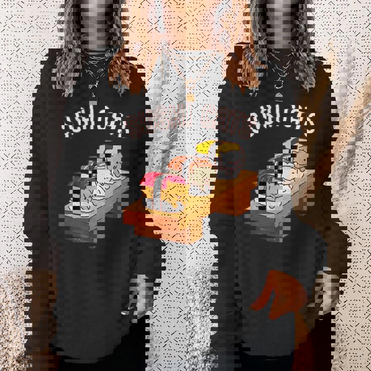 寿司猫 まぐろ 酒たまご スウェットシャツ 彼女への贈り物