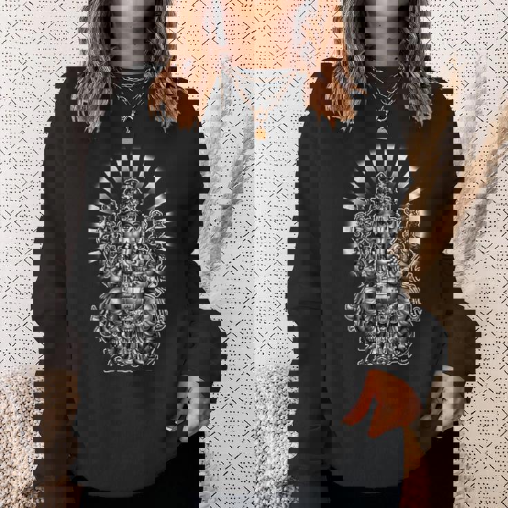 小さなガネーシュヨガ スウェットシャツ 彼女への贈り物