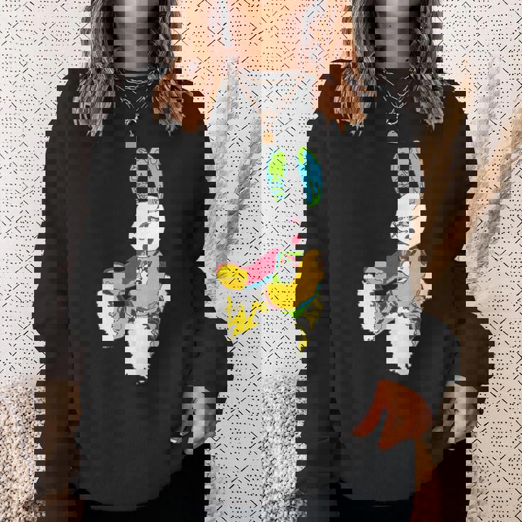 小さめうさぎ星人 Yunaカラー スウェットシャツ 彼女への贈り物