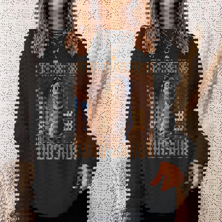 少年 インターネット ミーム 陽気な Ai モンスター イストリ・トゥング トゥン サフール スウェットシャツ 彼女への贈り物