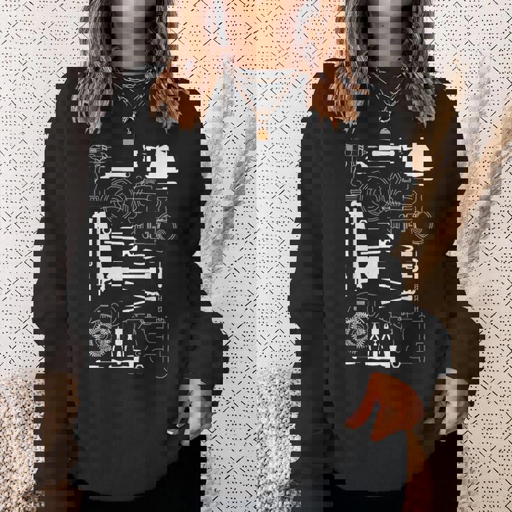 工具 工作機械 ドライバー スウェットシャツ 彼女への贈り物