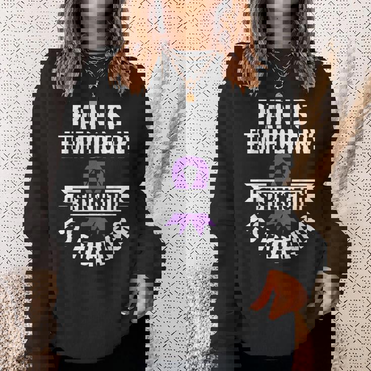 強さは永遠です 線維筋痛症 スウェットシャツ 彼女への贈り物