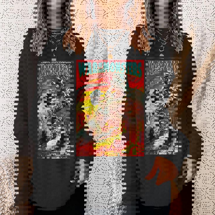 怪獣戦争 怪獣ホラー スウェットシャツ 彼女への贈り物