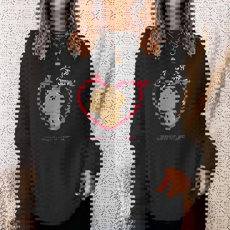 愛しすぎて大好きすぎる。 ペアデザイン くま スウェットシャツ 彼女への贈り物