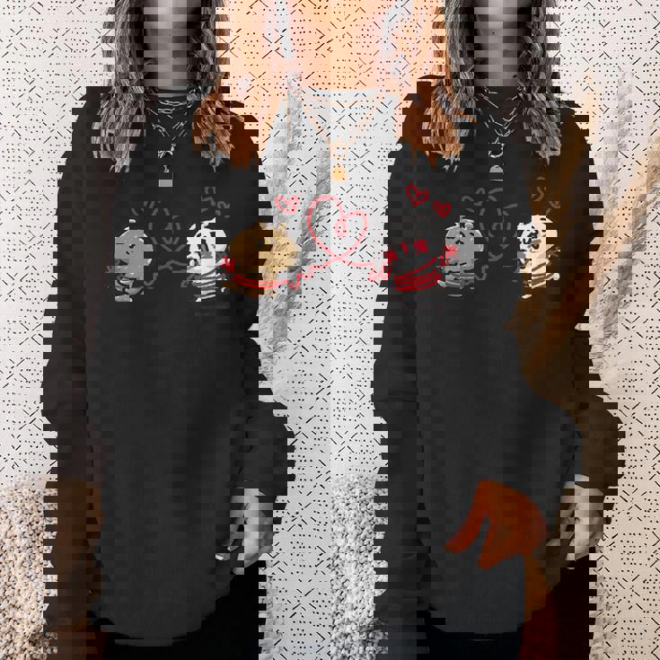 愛しすぎて大好きすぎる。 赤い糸 スウェットシャツ 彼女への贈り物