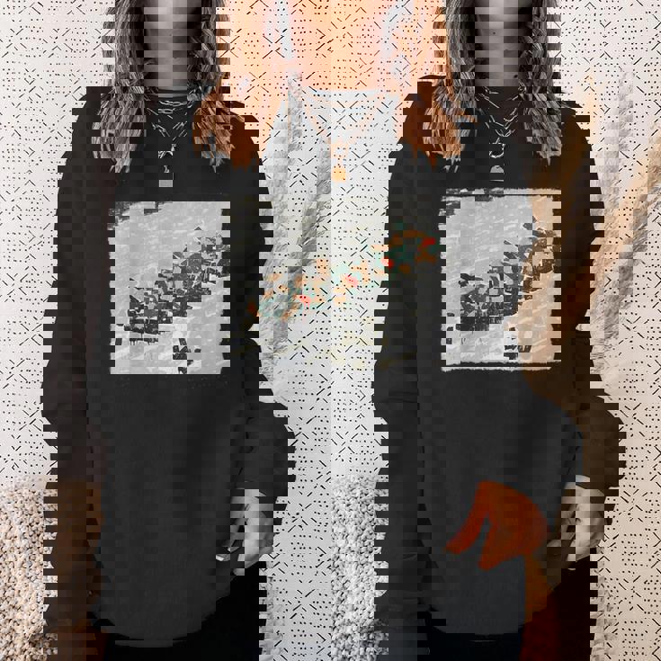 戦車男天安門広場民主主義抗議中国1989年 スウェットシャツ 彼女への贈り物