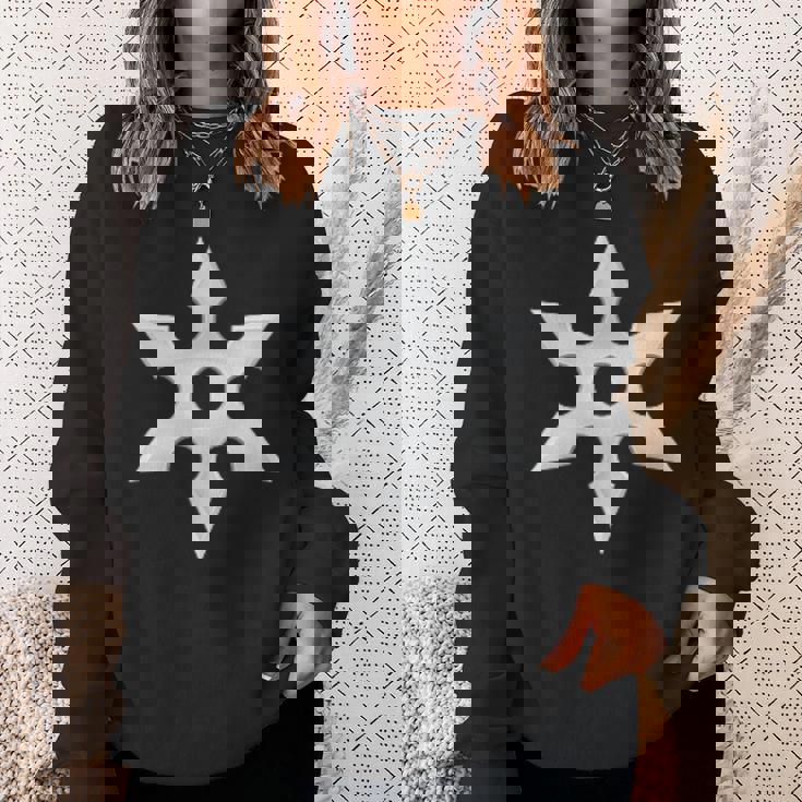 投げ手裏剣 星忍者 スウェットシャツ 彼女への贈り物