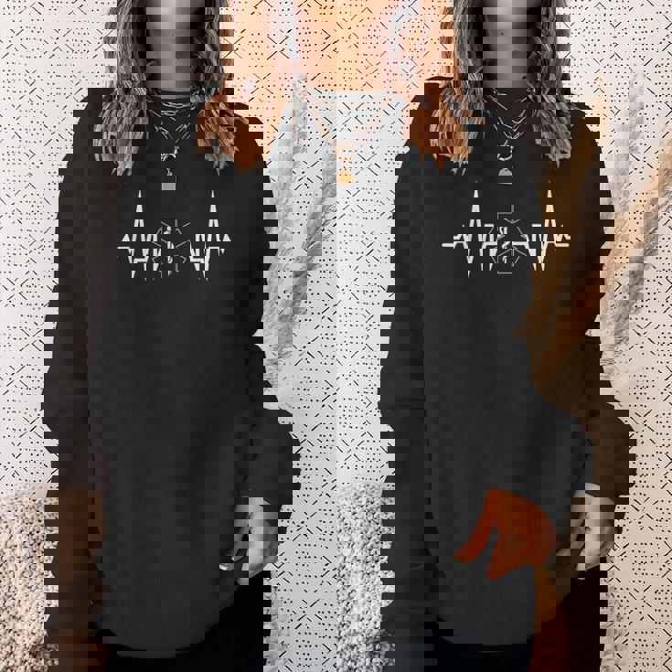 救急救命士 スターオブライフ ハートビート 緊急 Emtギフト スウェットシャツ 彼女への贈り物