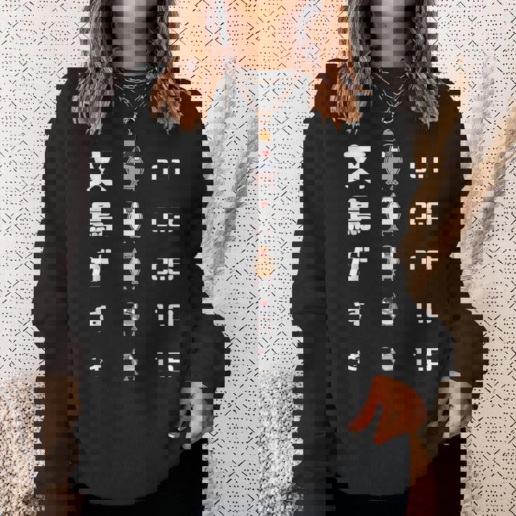 文鳥がすき 視力検査 ペット好き 桜文鳥 サクラブンチョウ 白文鳥 おもしろ 文鳥 文鳥好き スウェットシャツ 彼女への贈り物