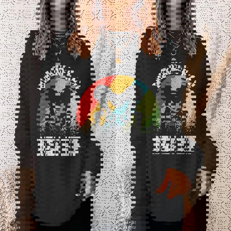 新しい股関節の慣らし 股関節置換手術 スウェットシャツ 彼女への贈り物