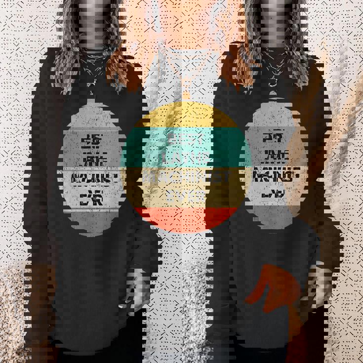 旋盤機械工シャツ スウェットシャツ 彼女への贈り物