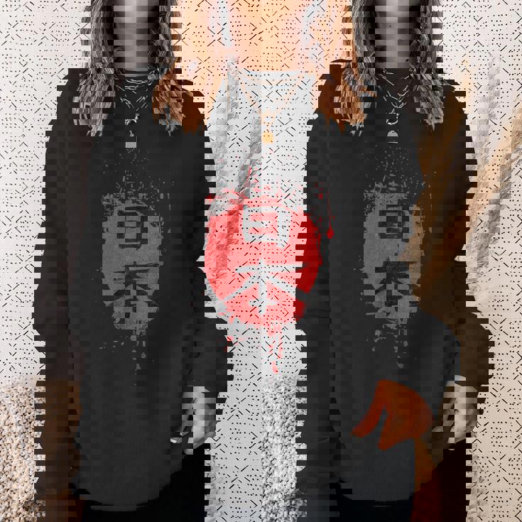 日本 Japan Artistic Kanji And Redunplash スウェットシャツ 彼女への贈り物
